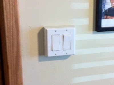 The Music Kitchen Studio - externally mounted light switch